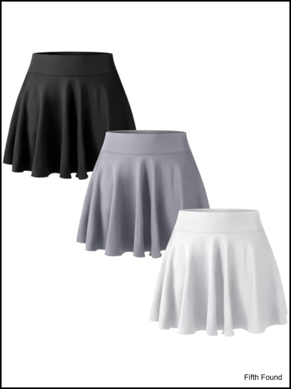 Pleated Tennis Skort High Waisted Tummy Control Athletic Skirt with Pockets